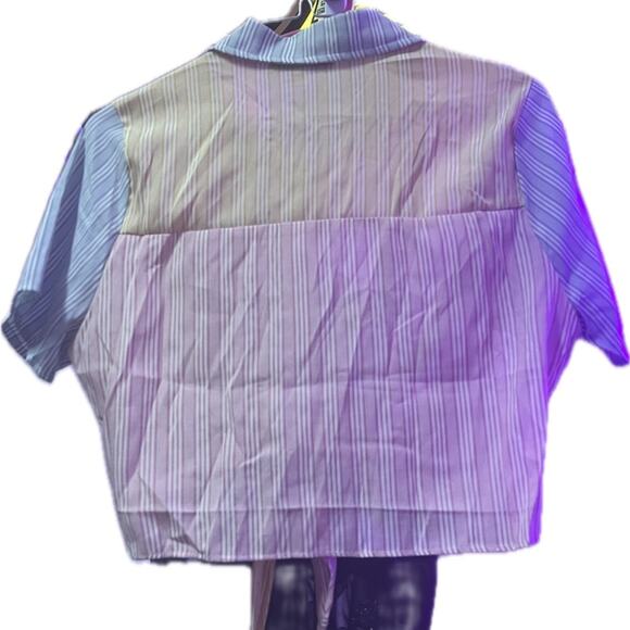 HYFVE Pastel Striped Button Down Shirt - Picture 2 of 5